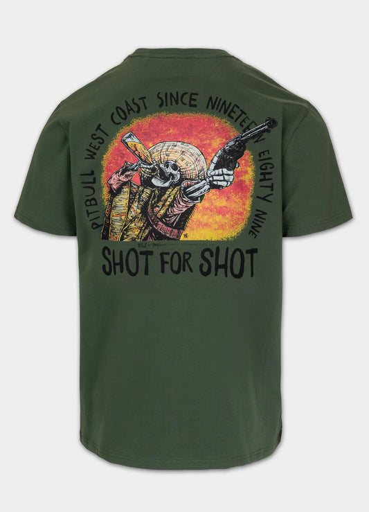 Pit Bull West Coast presents: T-shirt Shot for Shot Sage Green