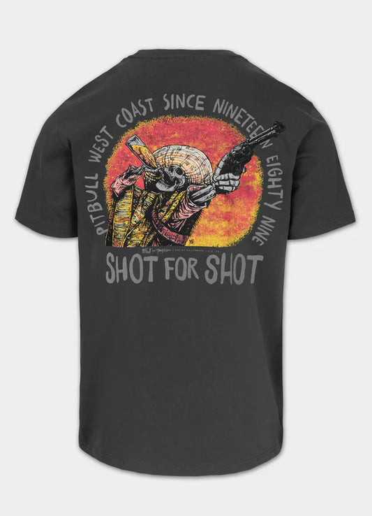 Pit Bull West Coast presents: T-shirt Shot for Shot Graphite