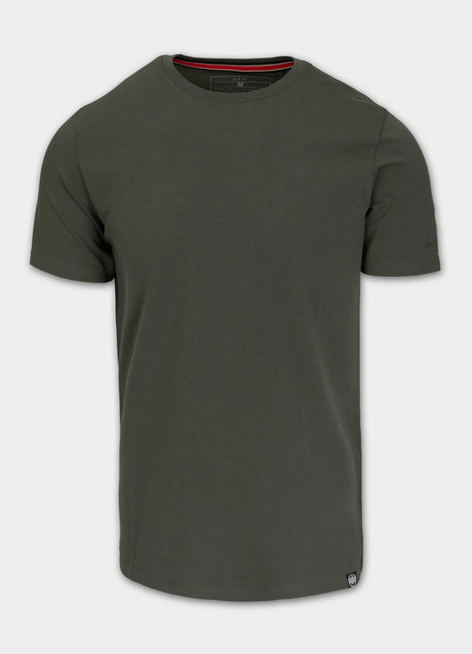 MINIMAL Old Green  Slim Fit T-Shirt by PITBULL WEST COAST