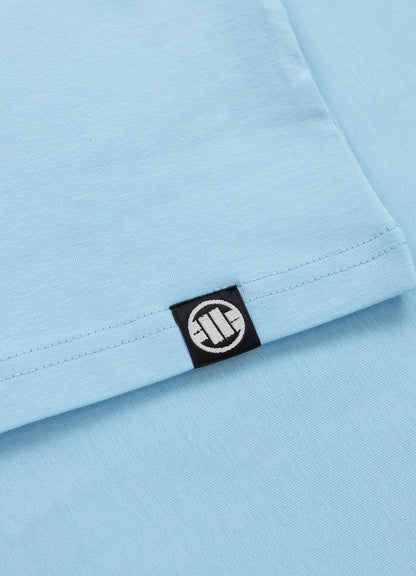 MINIMAL Light Blue Slim Fit T-Shirt by PITBULL WEST COAST
