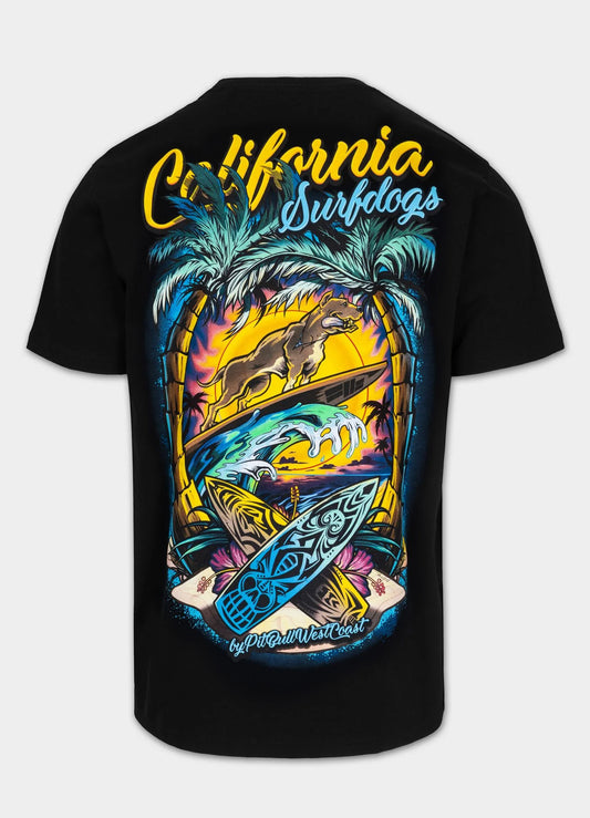 PIT BULL WEST COAST – SURFDOG Men’s T-Shirt Black