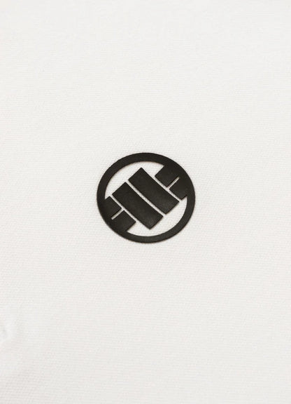 👕 PIT BULL WEST COAST – Regular Logo Stripes Polo Shirt White