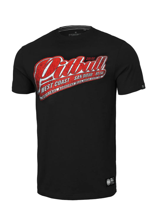 Pit Bull West Coast – T-Shirt RED BRAND Black
