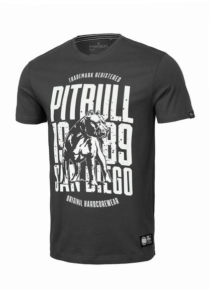 Pit Bull West Coast presents: T-shirt San Diego Dog Graphite
