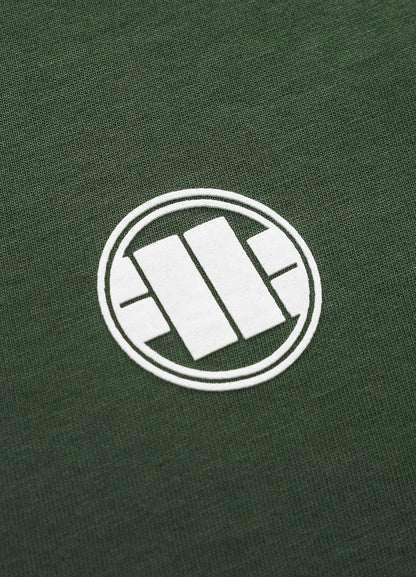 Pit Bull West Coast presents: T-shirt Small Logo 170 Dark Green