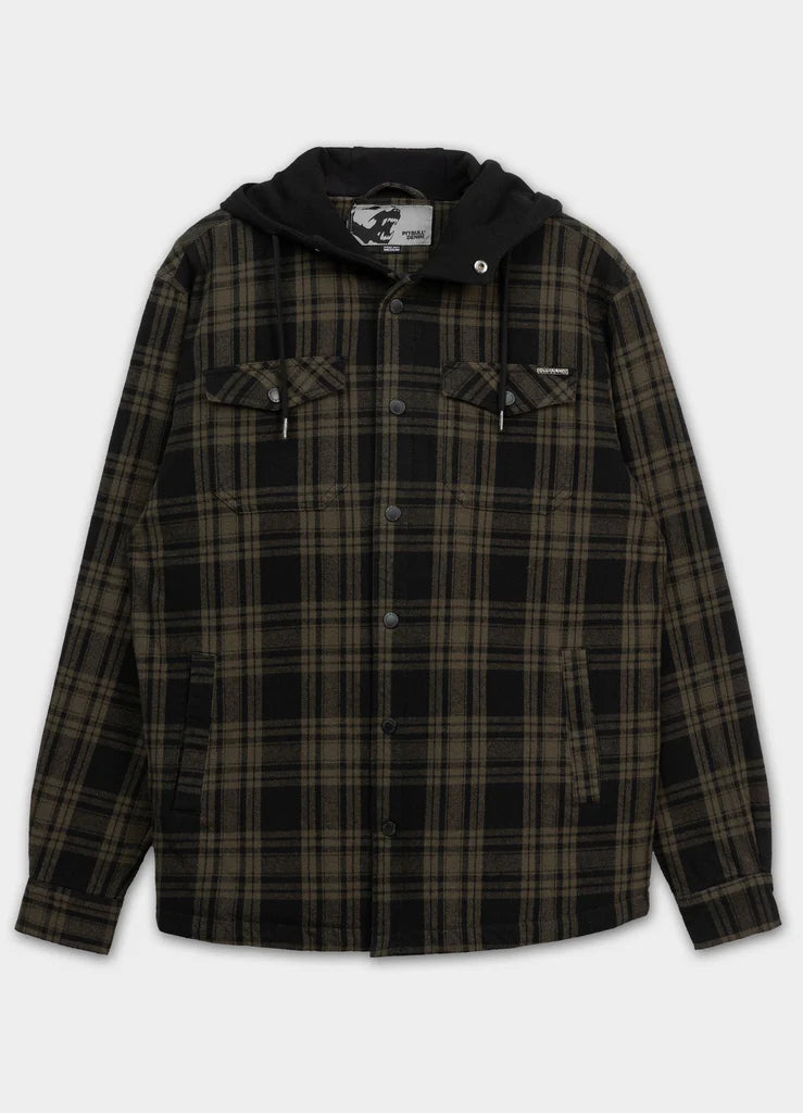 PIT BULL WEST COAST – Pioneer Flannel Jacket with Hood 🪵🔥