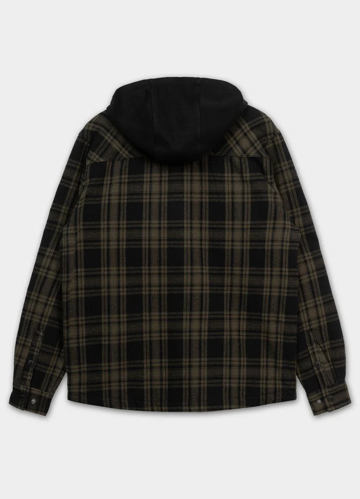 PIT BULL WEST COAST – Pioneer Flannel Jacket with Hood 🪵🔥