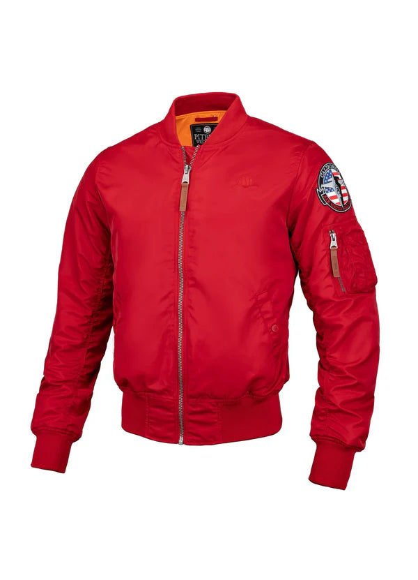 PIT BULL WEST COAST – MA-1  Jacket Red