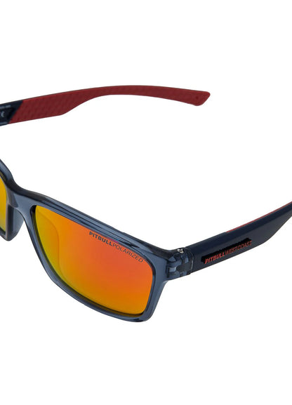 Pitbull West Coast Polarized Sunglasses “SANTEE” 🕶️☀️🔥 grey/red