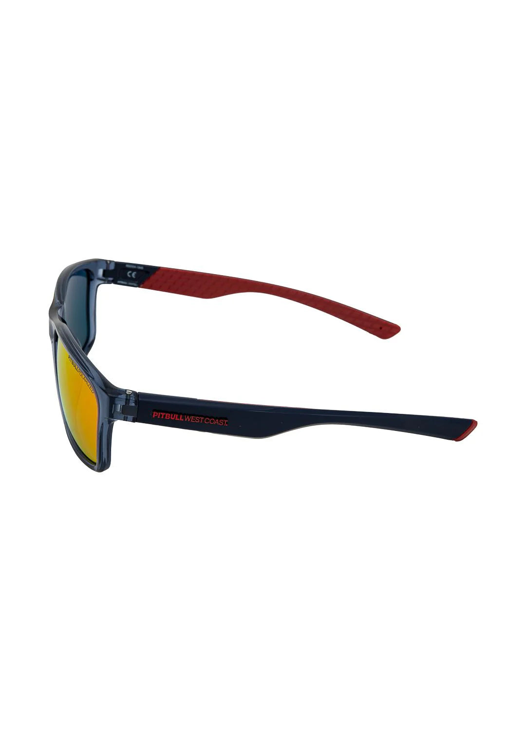Pitbull West Coast Polarized Sunglasses “SANTEE” 🕶️☀️🔥 grey/red