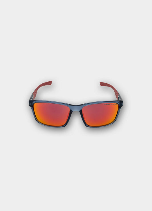 Pitbull West Coast Polarized Sunglasses “SANTEE” 🕶️☀️🔥 grey/red