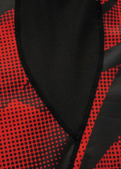 PIT BULL WEST COAST Rashguard – Dot Camo II Red