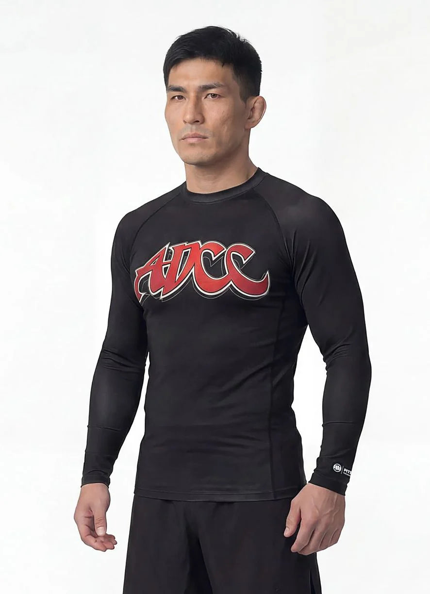 🥋🔥 Pit Bull West Coast PERFORMANCE PRO+ ADCC Long Sleeve Rashguard
