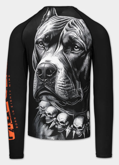 🖤💪 Pit Bull West Coast Long Sleeve Rashguard “BLACKY” – Performance Pro+ Series 🔥
