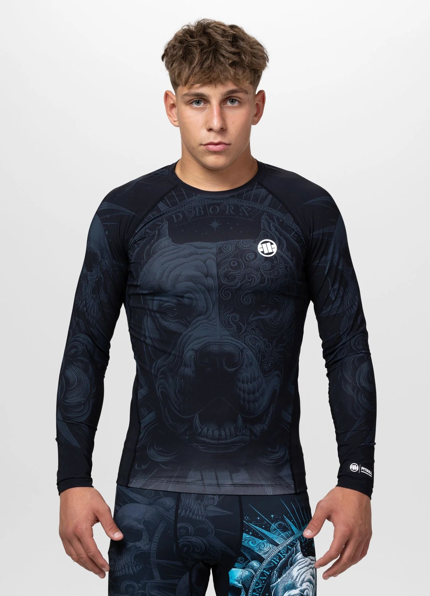 👕💪 Pit Bull West Coast PERFORMANCE PRO+ Rashguard Long Sleeve