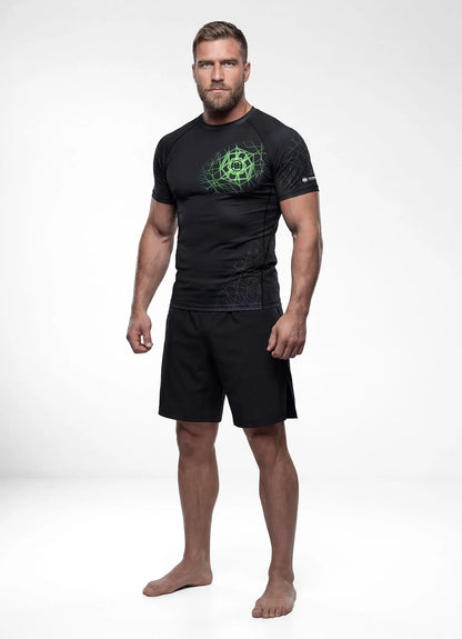⚡💪 Pit Bull West Coast Rashguard “RAY” – Performance Pro+ Series Green