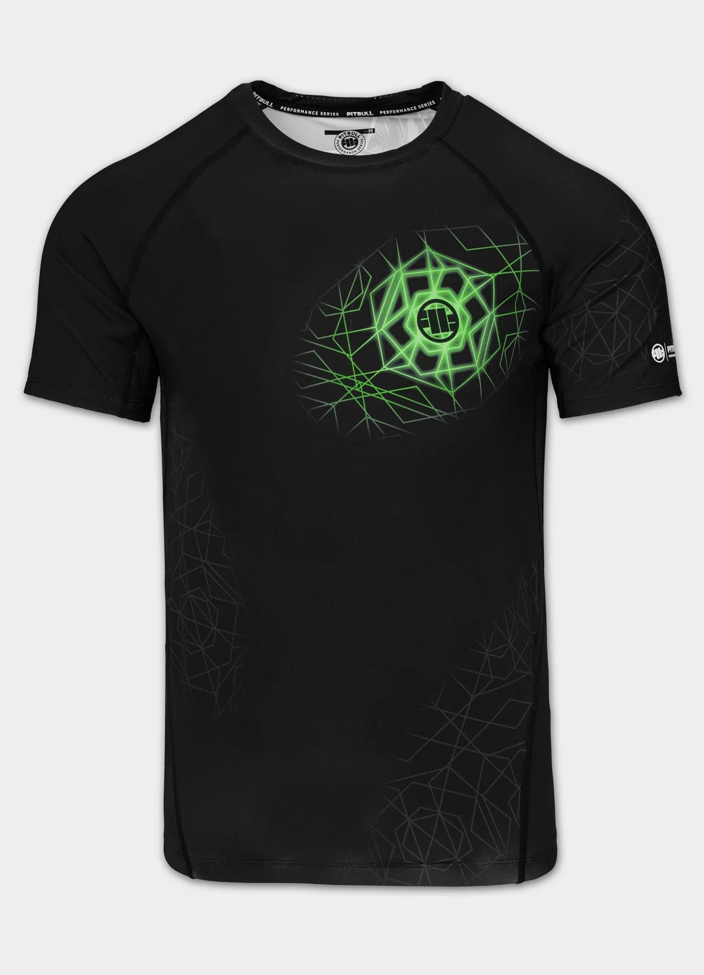 ⚡💪 Pit Bull West Coast Rashguard “RAY” – Performance Pro+ Series Green