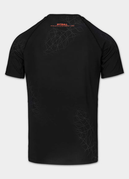 ⚡💪 Pit Bull West Coast Rashguard “RAY” – Performance Pro+ Series Red