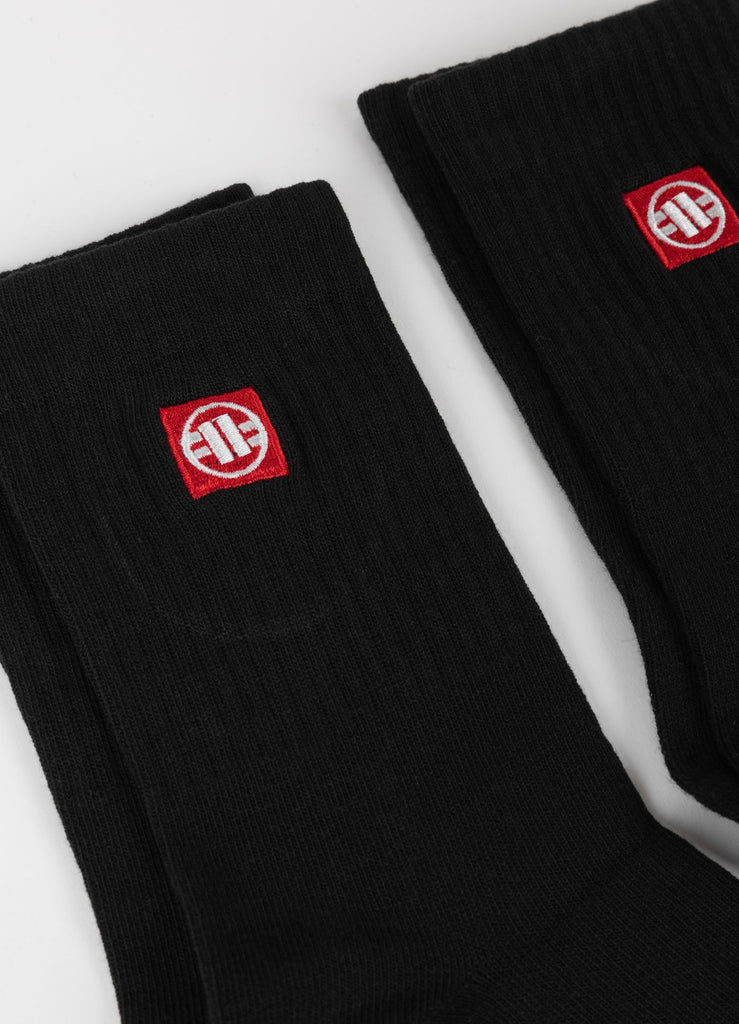 PIT BULL WEST COAST – High Ankle Logo Socks (3-Pack) 🧦🔥