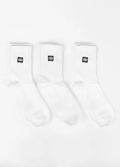PIT BULL WEST COAST – High Ankle Logo Socks (3-Pack) 🧦🔥