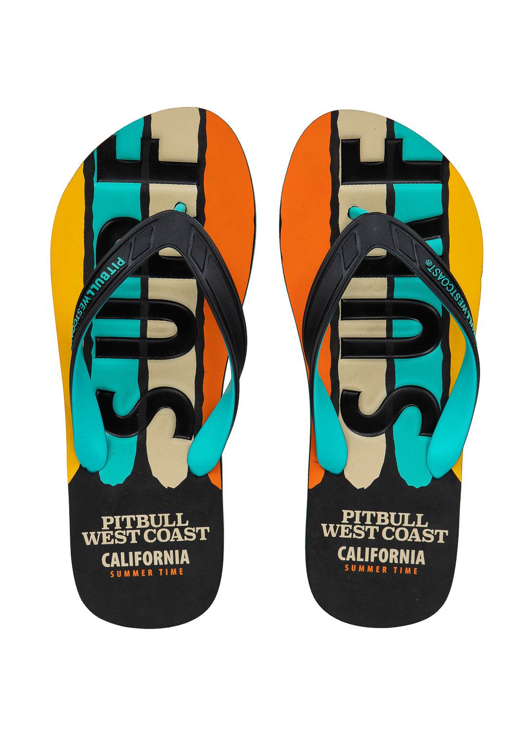 🌴🖤 Pit Bull West Coast Flip Flops “SURF ” ☀️