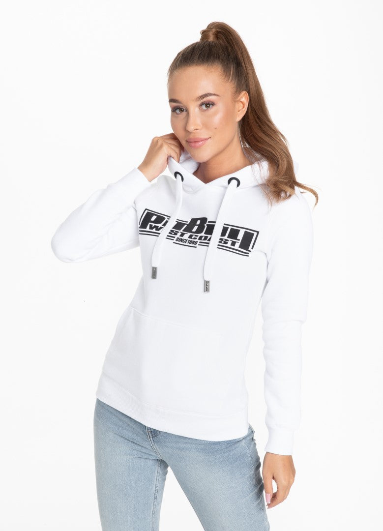 🥊 PIT BULL WEST COAST Women’s Hoodie Classic Boxing White