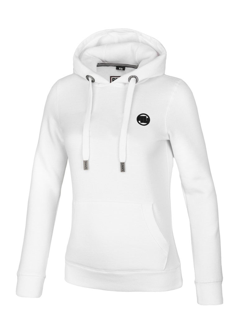 💥 PIT BULL WEST COAST Women’s Hoodie Small Logo White