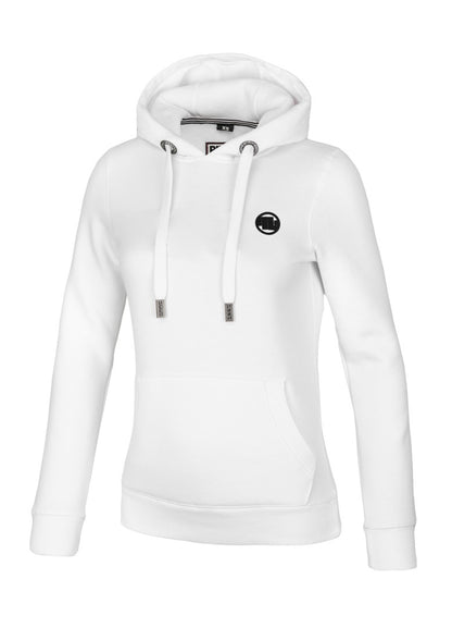 💥 PIT BULL WEST COAST Women’s Hoodie Small Logo White