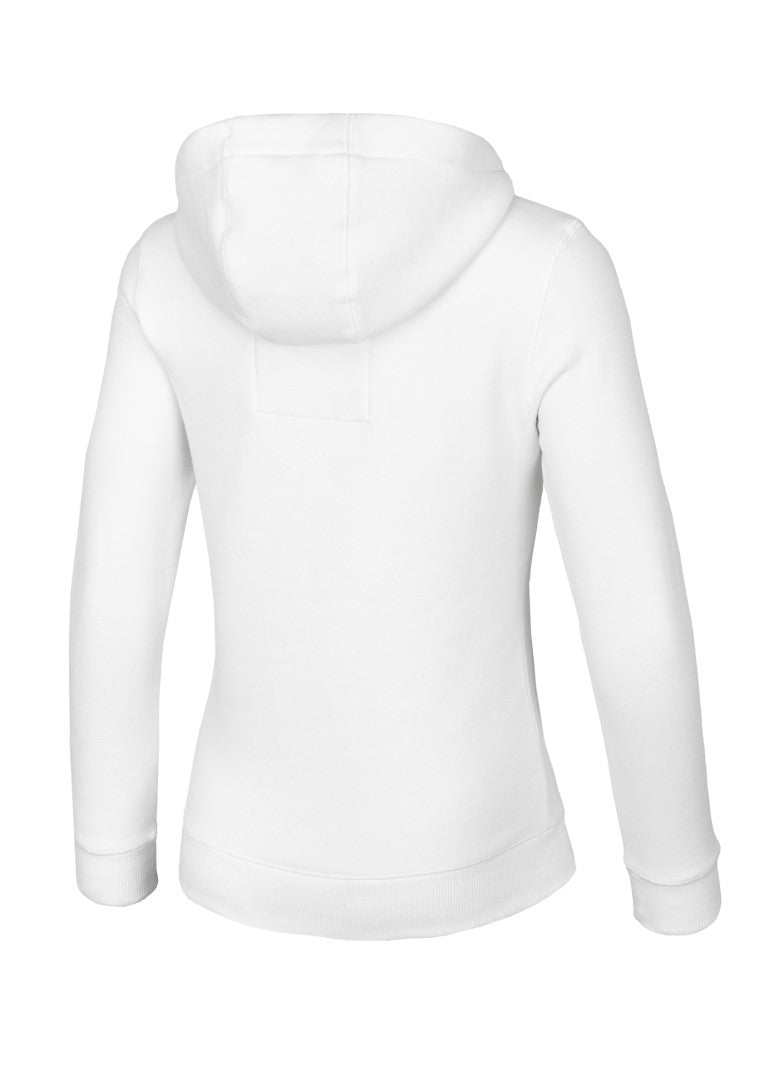 💥 PIT BULL WEST COAST Women’s Hoodie Small Logo White