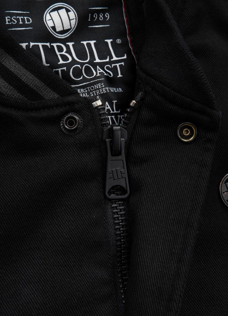 🧥 PIT BULL WEST COAST SEA FIRE Men’s Jacket – Black/Burgundy