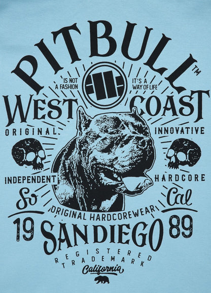🖤 PIT BULL WEST COAST “San Diego 89” Hoodie Light Blue