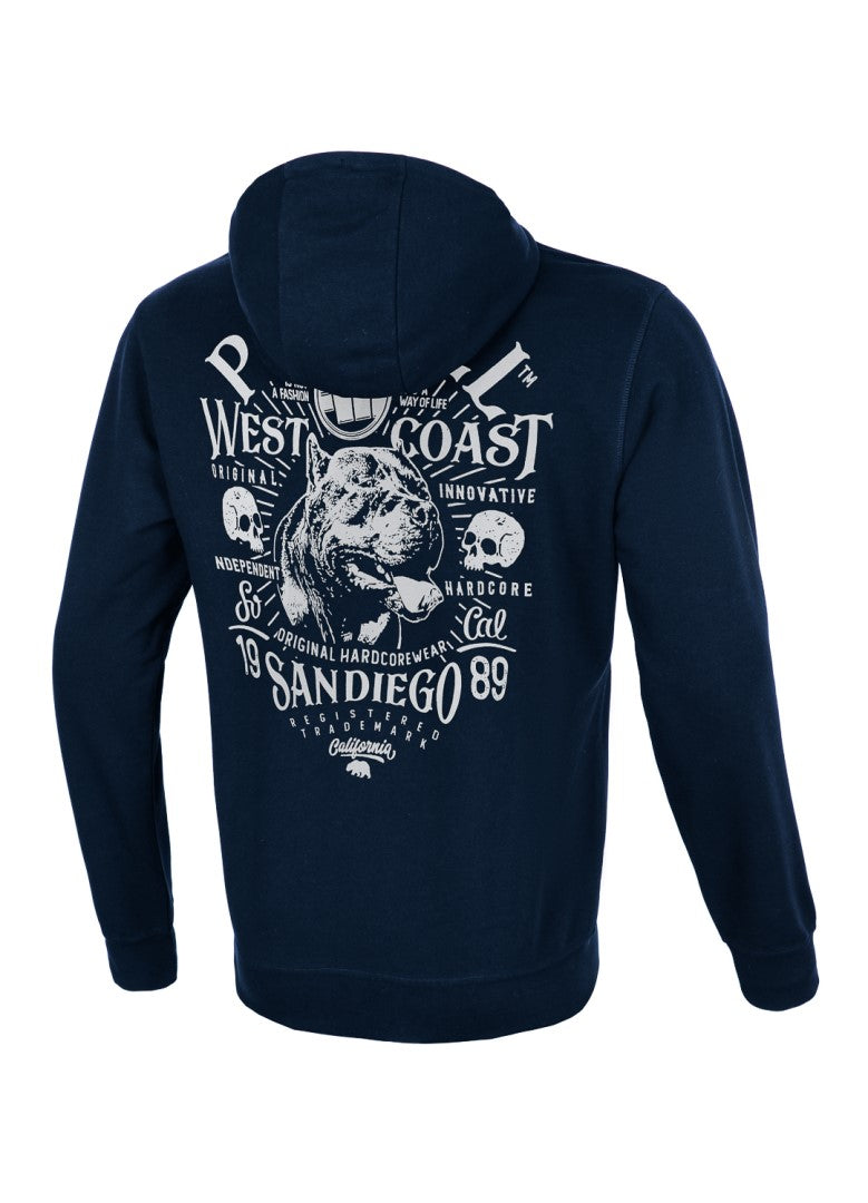 🖤 PIT BULL WEST COAST “San Diego 89” Hoodie Dark Navy
