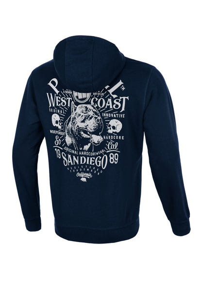 🖤 PIT BULL WEST COAST “San Diego 89” Hoodie Dark Navy