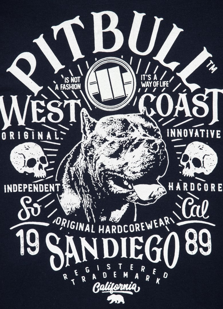 🖤 PIT BULL WEST COAST “San Diego 89” Hoodie Dark Navy