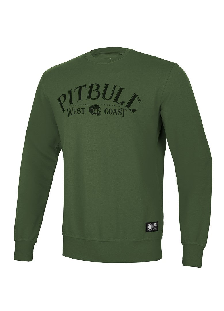 👕 PIT BULL WEST COAST San Diego 89 Men’s Crewneck  Olive