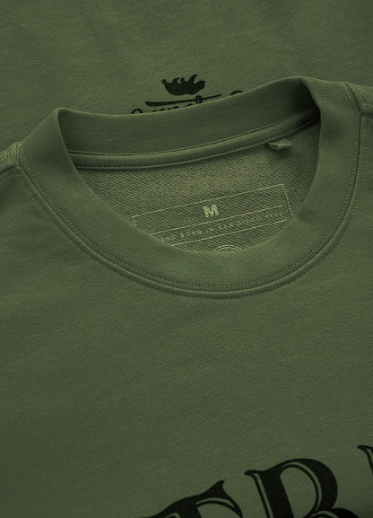 👕 PIT BULL WEST COAST San Diego 89 Men’s Crewneck  Olive