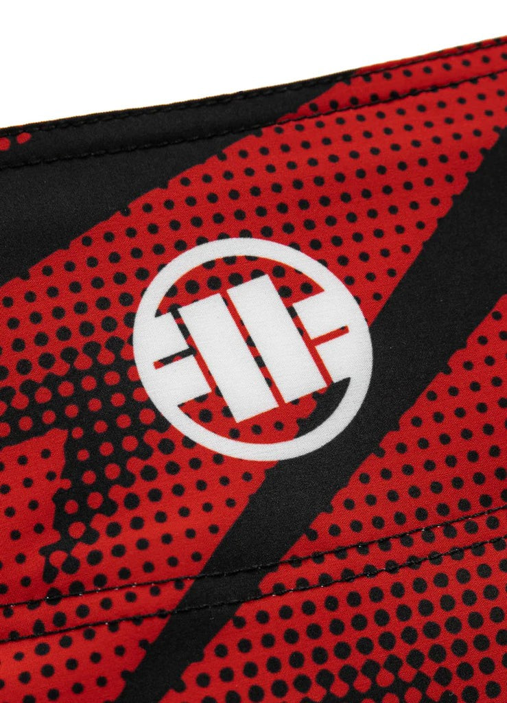 Pitbull West Coast Training Shorts Mesh DOT CAMO 2  🥊🔥 Red