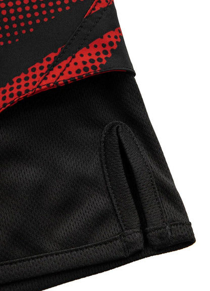 Pitbull West Coast Training Shorts Mesh DOT CAMO 2  🥊🔥 Red