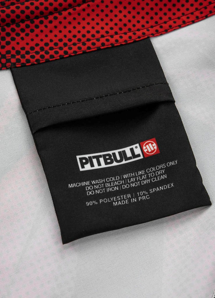 Pitbull West Coast Training Shorts Mesh DOT CAMO 2  🥊🔥 Red