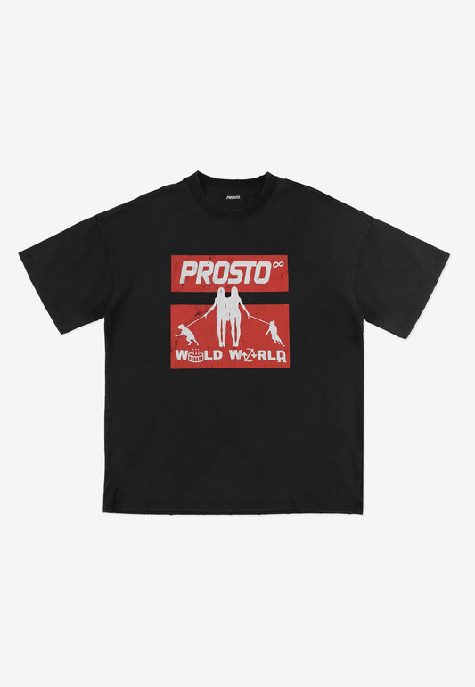 Men’s T-Shirt – Wild World Black by PROSTO