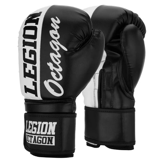 Octagon Boxing Glove's LEGION Black/White