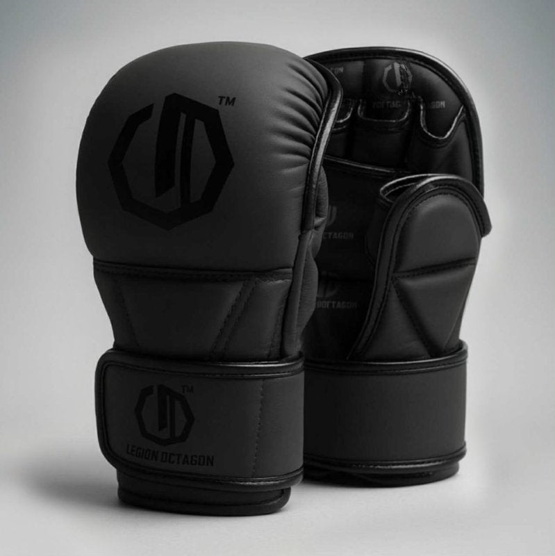 🥊🔥 Legion OCTAGON MMA Sparring Gloves “ENFORCER” Black