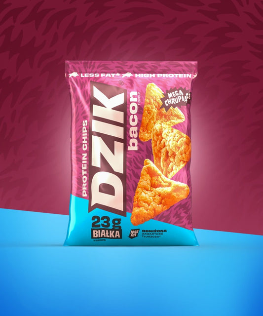 DZIK Soy Protein Chips – Bacon Flavour 🥓💪🔥