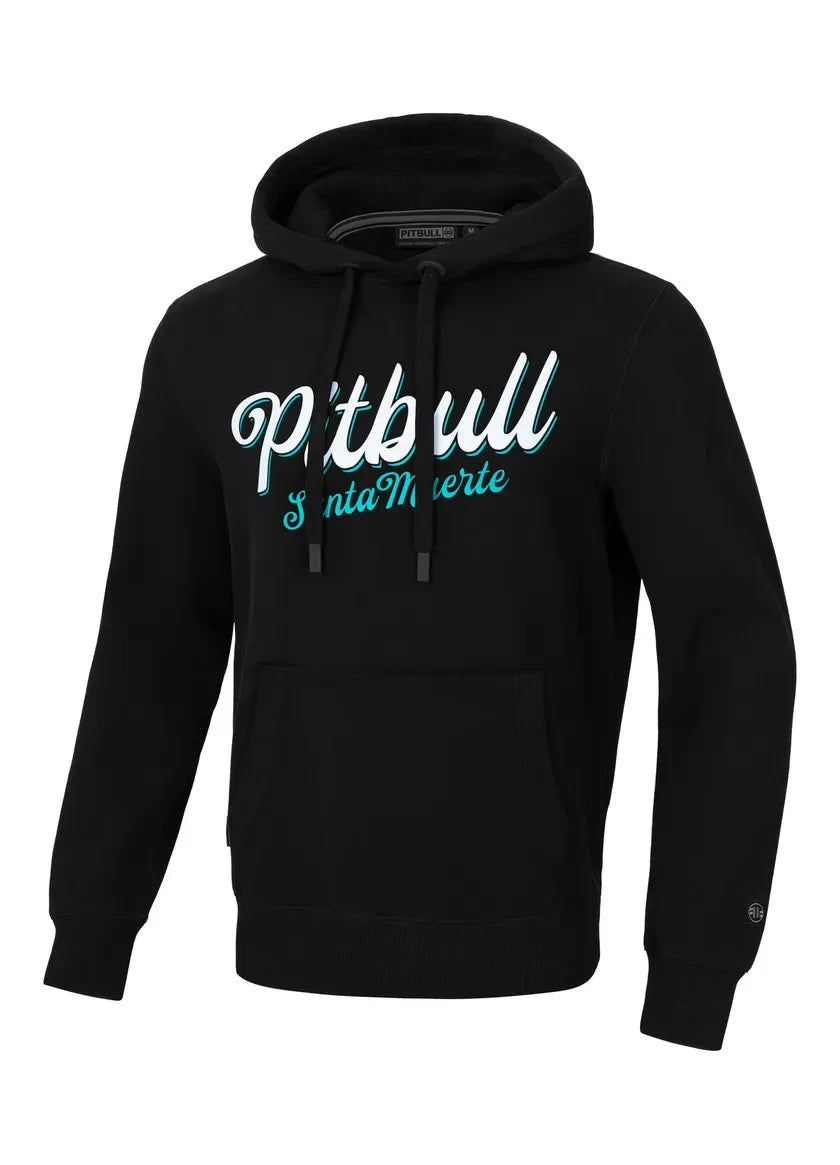 PIT BULL WEST COAST – Santa Muerte Hooded Sweatshirt (Black) 💀🔥