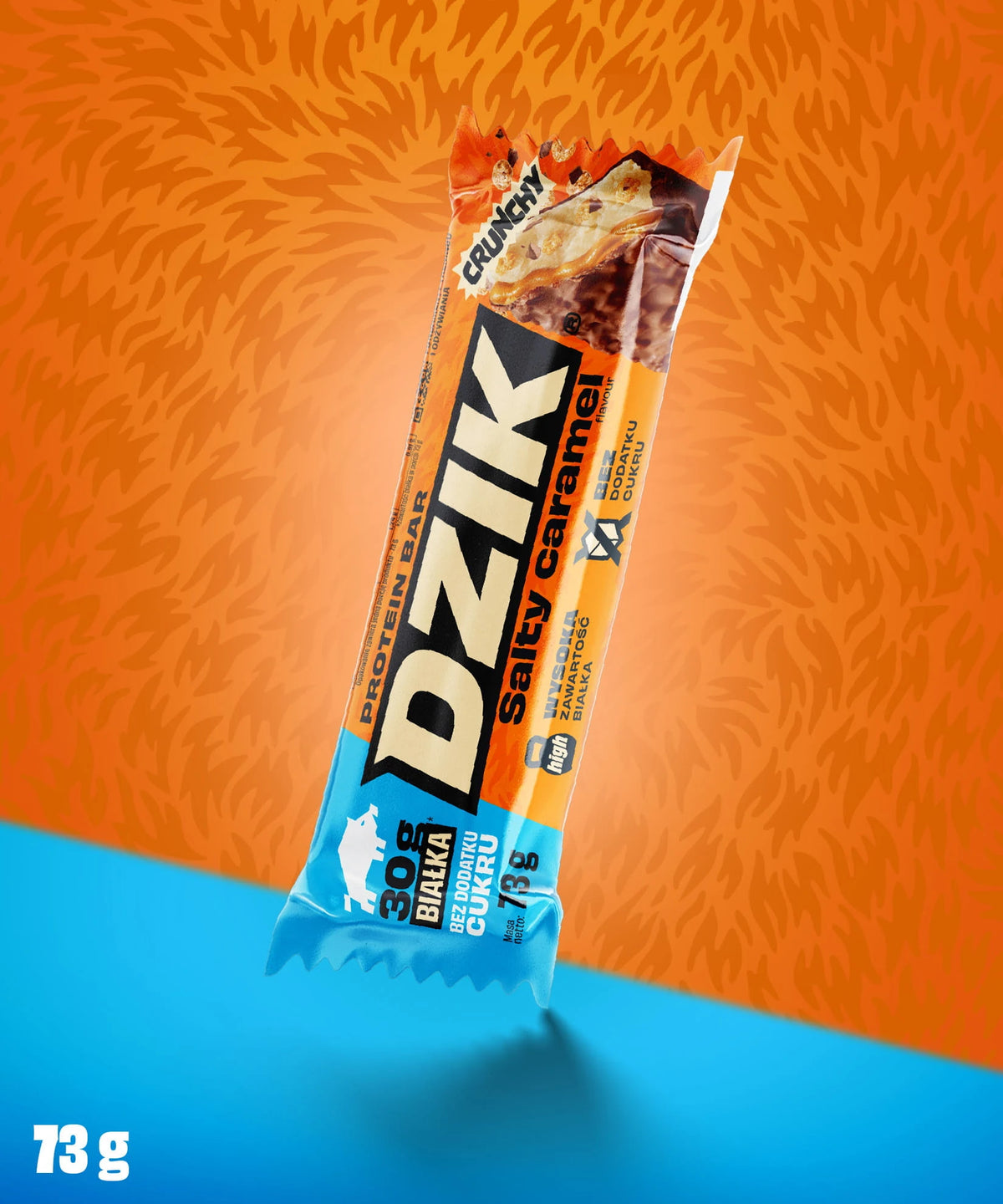 🍫🧂 WK DZIK Protein Bar – Salted Caramel – 73 g