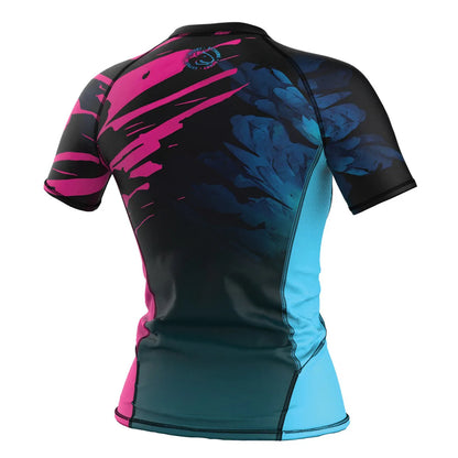 🌸💪 Extreme Hobby Women's Rashguard T-Shirt “VIVID BULLTERRIER” 🔥