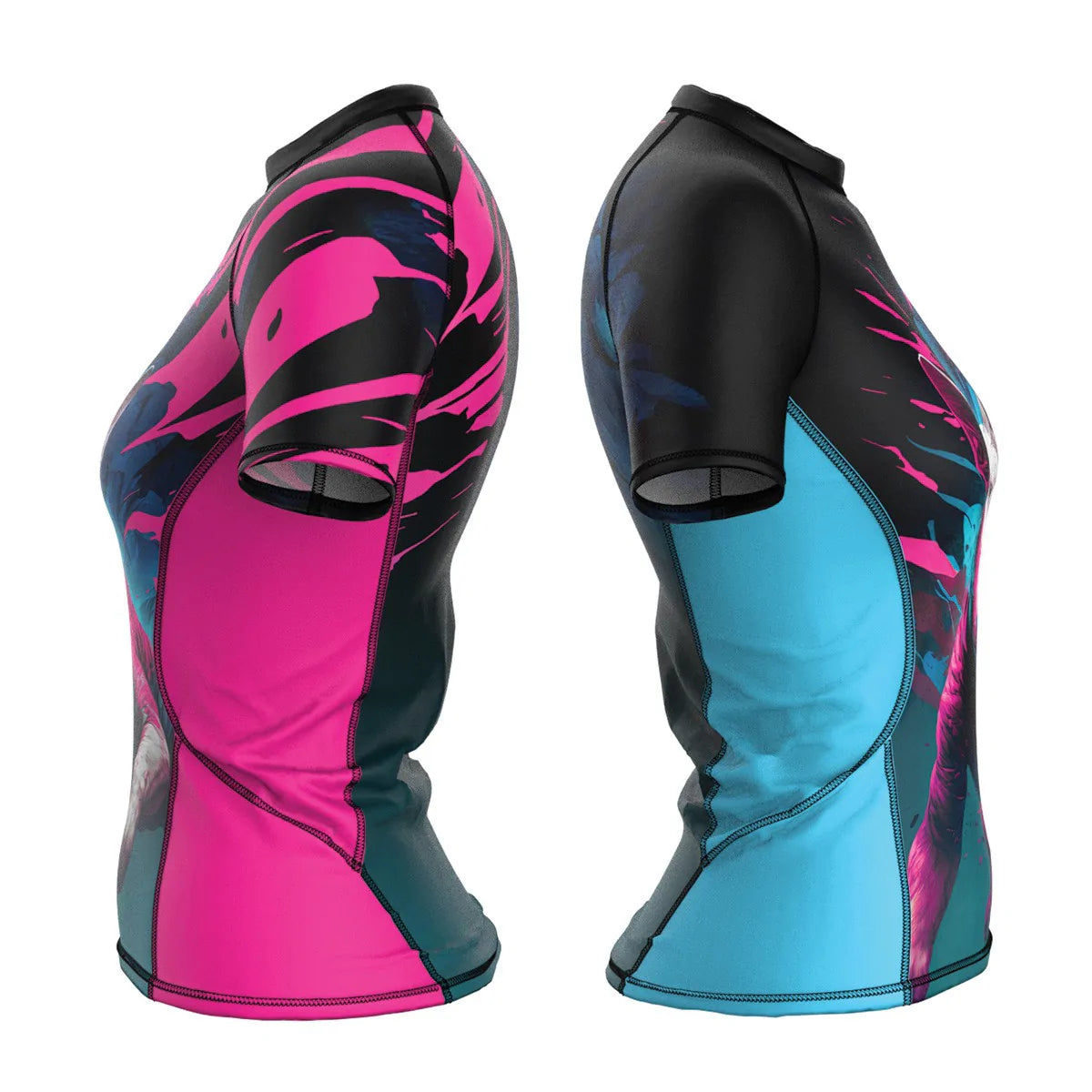 🌸💪 Extreme Hobby Women's Rashguard T-Shirt “VIVID BULLTERRIER” 🔥