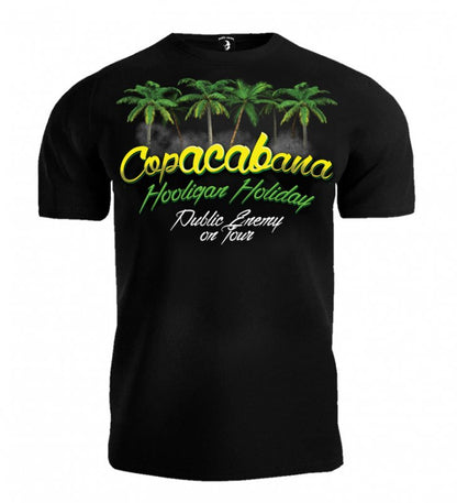 🌴🔥 Public Enemy Holiday Copacabana T-Shirt – Black
