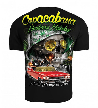 🌴🔥 Public Enemy Holiday Copacabana T-Shirt – Black