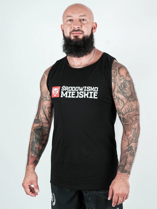 Środowisko Miejskie – Tank Top Essential Bear (Black)